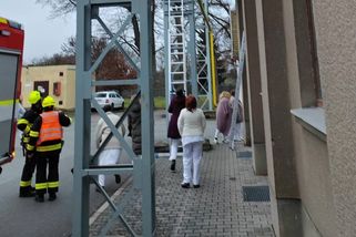 Pacient psychiatrické nemocnice v Dobřanech vylezl na stožár a nechtěl slézt - Novinky